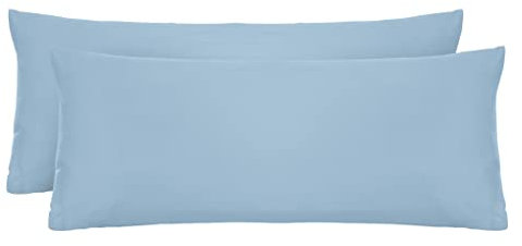 biberna Feinjersey Kopfkissenbezug 0077144 2X 40x80 cm eisblau