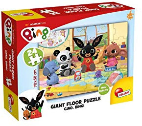 Liscianigiochi 74716 Bing Italy Giochi educativi Baby licenza, Mega Puzzle Ciao, floor