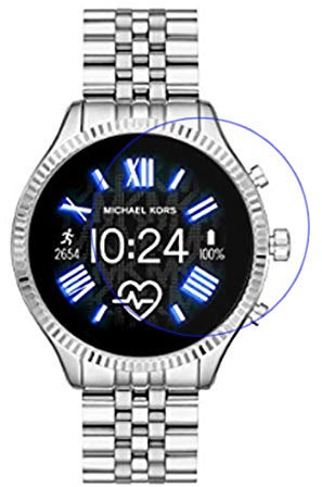 LOKEKE Film de protection d'écran en verre trempé de qualité supérieure pour montre Michael Kors Access Lexington 2, fabriqué à partir de verre véritable