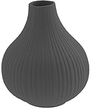 Storefactory - Ekenäs - Vase - Farbe: Dunkelgrau - Maße (ØxH): 7 x 9 cm - Keramik