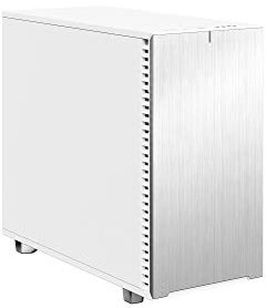 Fractal Design Define 7 White Brushed Aluminum/Steel E-ATX Silent Modular Mid Tower Computer Case, FD-C-DEF7A-09