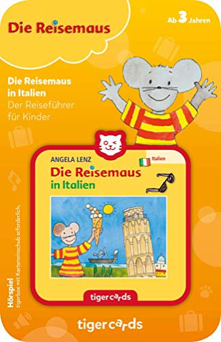 tigermedia tigercard The Travel Mouse in Italy Holiday Italian Multilingual School Nursery Tigerbox Streaming Box Audio Play Children's Music