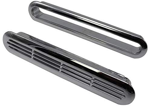 PYouo-small air vent, Oval Air Vent, Louver for Closet wardrobe shoe Cabinet, ventilation hole cover fan grill furniture, Hardware Accessories, Home decoration accessories (Color : Black)