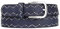 Zakatte • Damen Nietengürtel aus Kunstleder bis 120 cm BS033 (Blau, 120 cm)
