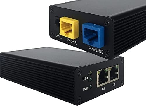 GIGA Copper - G.hn Wave2 Modem - Gigabit Ethernet über Telefonkabel,1500 Mbit/s, Latenz <1ms, 1x G4202T InHome