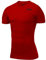 TCA Men's HyperFusion Compression Base Layer Top Short Sleeve Under Shirt - High Risk Red, XL
