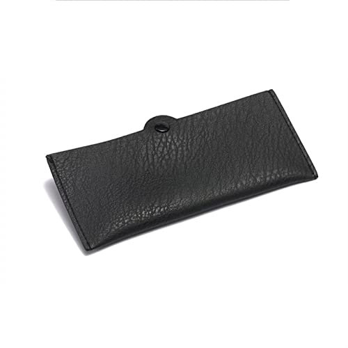 UNNS Weiche Beutelgläser Hülle handgefertigte Gläser Bag tragbare Schnalle Lesebrille Sonnenclip Spiegel Box Spiegel Beutel (Color : A)