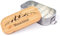 Lunchbox Dose XL Berge Alpen Wunschtext Name Brotdose Personalisierte Erinnerungskiste Holzbox Bambus (kleine Dose)