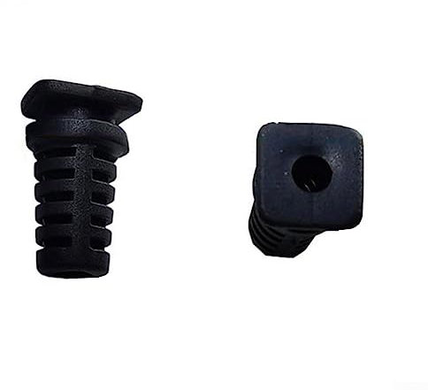 Manicotto per cavi, connettore pressacavo, cavo di scarico della tensione in gomma, manicotto per cavo di protezione per cavi, tubo per utensili elettrici, 4 mm, nero