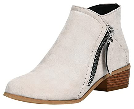 Stivali camperos Donna Marroni Stivali Donna Stivali Moto Donna 36 Stivali Estivi Donna Traforati Morbidi Stivali Cowboy Donna 35 Sandali Donna Bassi Scarpe Casual Donna Tacco C-Bianco 15.99