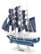 Abaodam 1stk 24 cm Segelboot-Ornament Nautische Dekorationen Für Zu Hause Miniatur-segelboot U96 Modellbausatz Modellschiff Strumpffüller Yacht-Modell Holzdekor Junge Zylinder Mann Hölzern