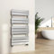 S'AFIELINA Towel Rail Radiator, 1000 x 500mm Towel Radiator Flat Panel Central Heated Radiator Versatile Wall/Floor Mounted Bathroom Radiators, Chrome