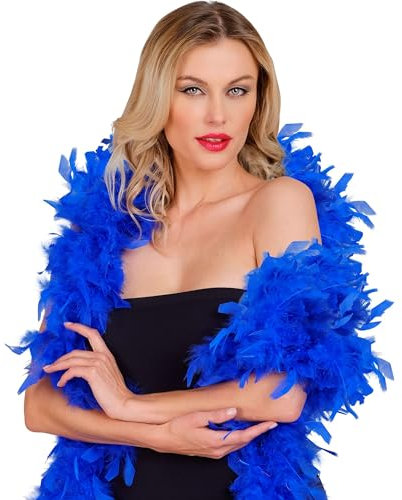 W WIDMANN MILANO Party Fashion - Federboa, Länge circa 180 cm, Federschal, Accessoire, Mottoparty