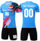 OPUTWDF Trikot Personalisiert Handball Trikot für Kinder Jungen Herren Mädchen - Handball Trikot &Shorts Set mit Namen Nummer Team Logo