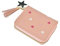ANBOO Porte-Monnaie Exquis pour Fille Et Ado, Porte Monnaie Disney Enfant, Petit Porte Monnaie Femme Cuir, Carte Femme, avec 4 Emplacements pour Cartes Et 1 Poche À Fermeture Éclair, (Rose)