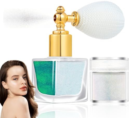 Paillette Corps, Poudre Scintillante Maquillage Cheveux, Visage et Corps (06)
