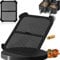 2 Pièces Grille Anti Projection pour Ninja Foodi AF400EU/AF400EUCP/AF451EU, Accessoires Air Fryer, Efficacement les éclaboussures de Graisse, Reusable Silicone Airfryer Accessoires