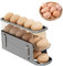 Eierhalter Kühlschrank, Eierrutsche für kühlschrank,Automatisch Rollender Eierspender, 3 Etagen für 17 Eier Platzsparend (Beige)