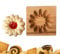 Keksformen aus Holz, 3D Kuchen Prägewerkzeuge, Keksstempel, Utterformen Holz, DIY Brotstempel, Backzubehör für Teig, Ton, Gebäck, Muffin, Kinder(Schneeflocke)