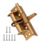 Charnières de porte à ressort - Charnières de porte réglables - Charnières de porte réglables - Charnières à ressort réglables de 10,2 cm - Robuste - Pour portes intérieures et extérieures