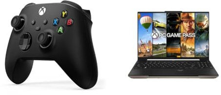 Xbox Wireless Controller Carbon Black + ASUS TUF Gaming Advantage A16 Laptop | 16 Full-HD 16:10 entspiegeltes IPS Display | AMD Ryzen 7 7435HS | 16 GB RAM | 512 GB SSD QWERTZ Tastatur | Sandstorm