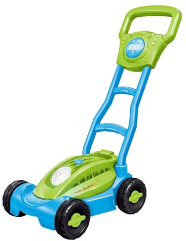 Push for Toddlers 1-3 Grass Mower For Toddlers With Lights Machine Maker Outdoor Backyard Automatic Blower Grass Mower Toy For Kids 50ML Water for Toddlers Age 3-5 Battery (Blue, 47cm×27.5cm×