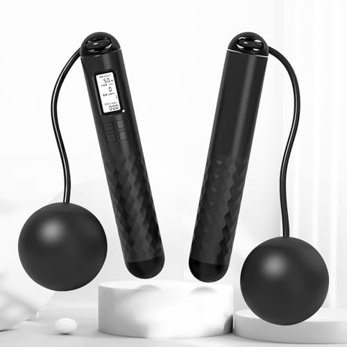 Skipping Ropes With Counter,Cordless Skipping Ropes for Adults Without Rope,Skipping Rope With Counter Smart Digital,At Home Workout Experience Equipment