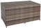 ESTEXO Polyrattan Auflagenbox XXL Kissenbox 870 Liter Gartenbox Gartentruhe Aufbewahrungsbox (Beige-Braun)