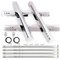 Besshepplo 1 unids 92181 horno quemador de placa caliente combinación conjunto deflector fuego divisor accesorios horno acero inoxidable división fuego placas para parrillas Charbroil horno