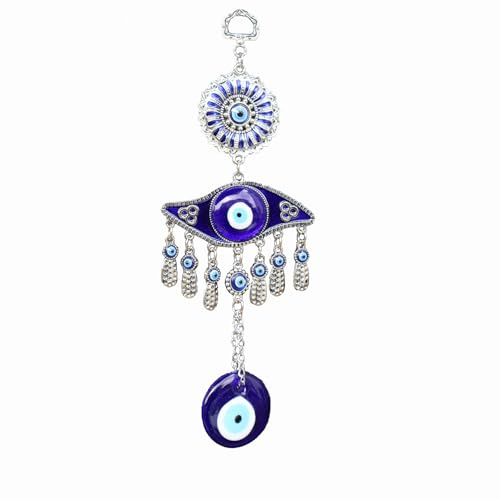 Türkischer blauer böser Blick, Hängedekoration für Wand und Tür, böser Blick, Amulett, Nazar-Dekoration