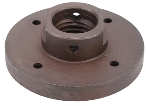 3 Zoll Drehmaschine Frontplatte Ersatz Stahl 1in-8TPI Frontplatte Holzdrehmaschine Spindel Kupferbraun