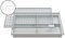 ACO 600x400 Schuhabstreifer Gitterrost mit Bodenwanne Vario Light Schuhabtreter Fußmatte