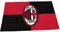 CALCIOGADGETS Bandiera Milan Ufficiale Grande Rossonera cm. 97 x 143 Stemma 1899 per Tifoso Milanista BGMIRN97X143