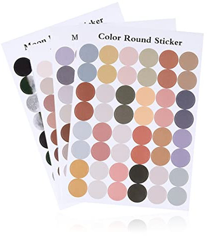 8 Stück Kinderzimmer wandsticker, Wall stickers kids bedroom, Polka dot wandaufkleber, Sticker punkte, Wandschablone kinderzimmer, Für zimmer dekorieren(4 Typen)