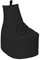 MILLINDABAG Modern Sitzsack für Kinder und Erwachsene Sessel Kissen In & Outdoor Gaminggeignet & bereits gefüllt Sitzkissen Bodenkissen (Schwarz, XXL - Durchmesser 78 cm ohne Hocker)