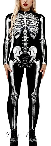Shmily Girl Squelette Déguisements Femme Homme Halloween Déguisements Cosplay