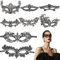 aurorayer 8 Stück Maskerade Maske Halloween Masken Damen, Lace Mädchen Spitzen Augenmaske, Catwomen Masken für Kostüm, Karneval, Ausgefallene Party Versorgung