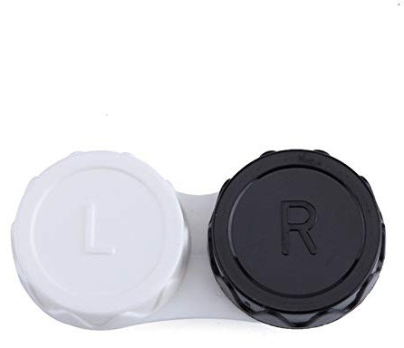 Lens Storage Cases， Contact Lens Cases,Mini Box Container, 5pcs/set Cute Style Mini Pocket Contact Lens Case Easy Carry Make Up Beauty Pupil Storage Box Travel Portable Glasses Container (Color : 5pcs