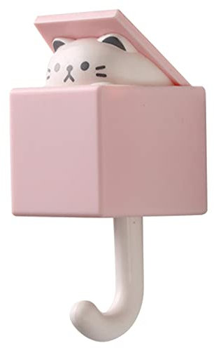 Leisurealeaneag Porte-manteau mural décoratif pour entrée, maison, bureau, rose, 10,5 x 5 x 4,5 cm