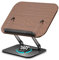 Viozon Book Stand for Reading,Book Holder, Height&Angle Adjustable, 360° Rotating Base, Foldable & Portable, Lightweight for Office, Kitchen, School Textbook, Recipe, Magazine,Tablet, Kindle, Black