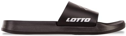 Lotto Mixte Lathi Sandale de Sport, Noir/Blanc, 43 EU