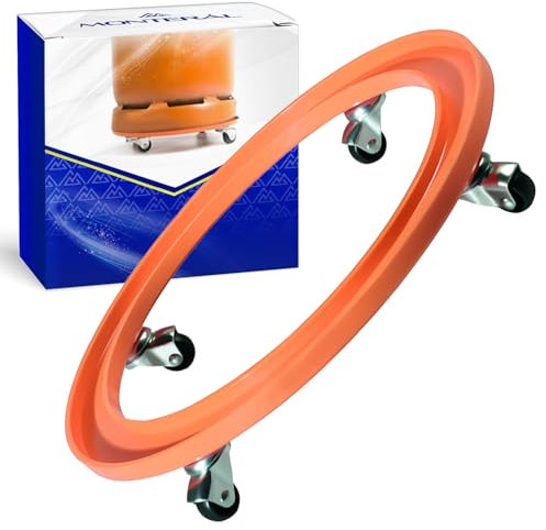 Butane Cylinder Holder Ø 320-250 mm with 4 Metallic Revolving Wheels – MONTERAL