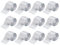 sourcing map 22080 PCS Glass Mirrors Disco Ball Tiles Self-Adhesive Silver Mirror Mosaic Tiles 5 x 5mm for Disco Ball, DIY Craft, KTV Decoration 12 Sheet