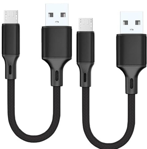 ZEPHY Fire TV USB Power Cable, Cord Adapter Plug Replacement for Amzon Fire Stick, Powers FireStick Directly from TV USB Port, Eliminates the Need for a Charger (2 Pack, 20cm)