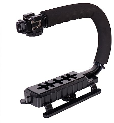 Kamera-Handstativ mit U-Griff, Zubehör mit Schwammpolsterung und breiter Kompatibilität, stabiler Stabilisator, U-Griff-Halter