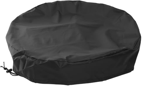 Deckel aus Oxford Gewebe mit Kordelzug für Gallonenfässer, Outdoor | Regentonnen Abdeckung, UV Beständig und Lichtbeständig, Schützt vor Schmutz, für 55-gallon Fässer Zufällige Farbe