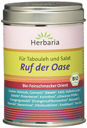 Herbaria Ruf der Oase Mischung für Salate und Tabouleh, 110 g, Dose