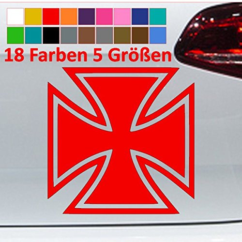 Eisernes Kreuz Aufkleber Orden Golf GTI Auto Sticker JDM VW 18 Farben 5 Größen