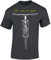 Fahrrad T-Shirt Herren : One Man One Engine - Mountainbike Shirt - MTB Tshirt (Dark Grey XXL)