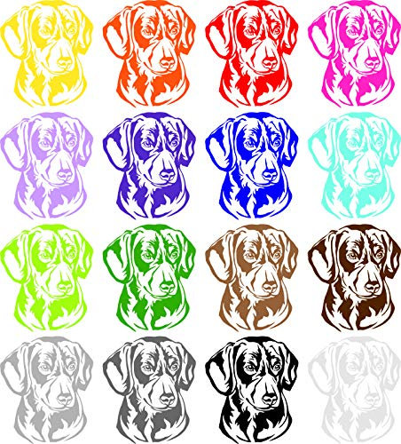 Hundekopf Aufkleber Bayerischer Gebirgsschweißhund